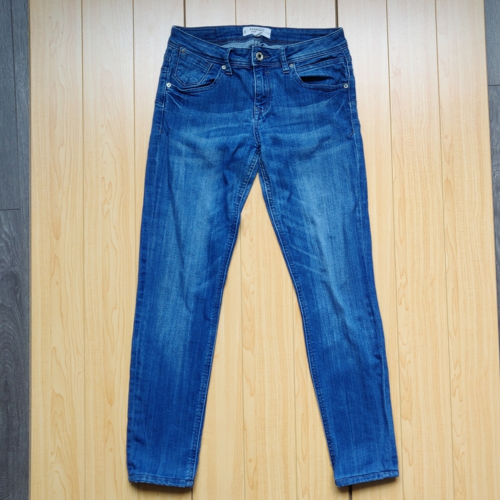 Mango Denim Jeans Uptown Skinny Push Up Size 2